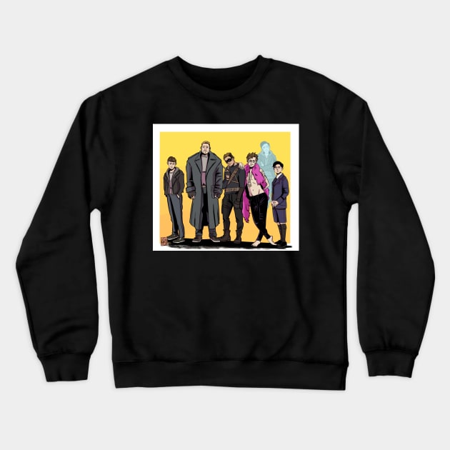 Umbrella Boys Crewneck Sweatshirt by giuliarenzi